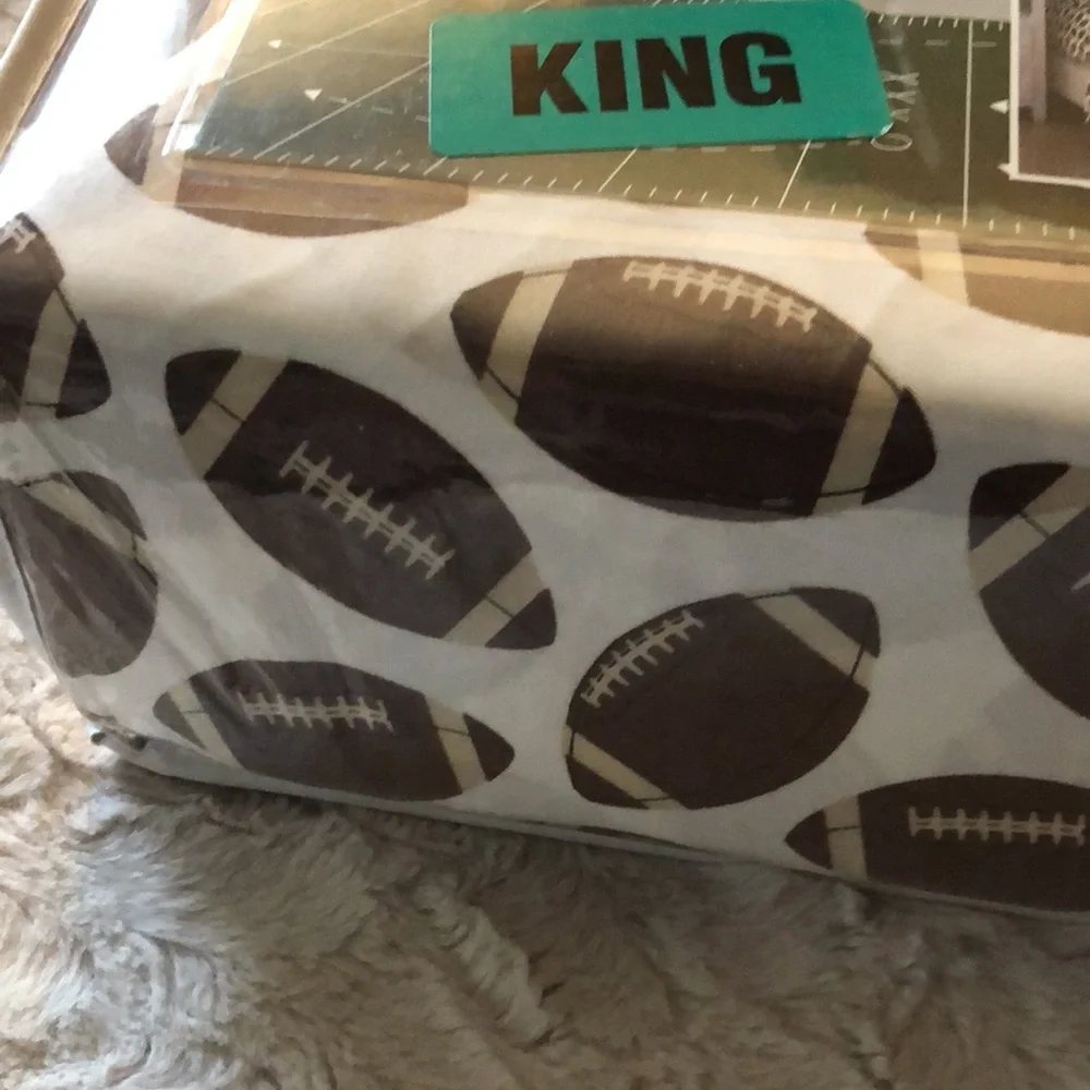 Football Print Sheet Set - KING